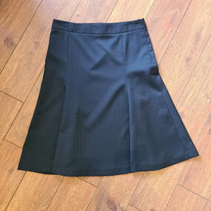 Theory pleated flare mid length skirt